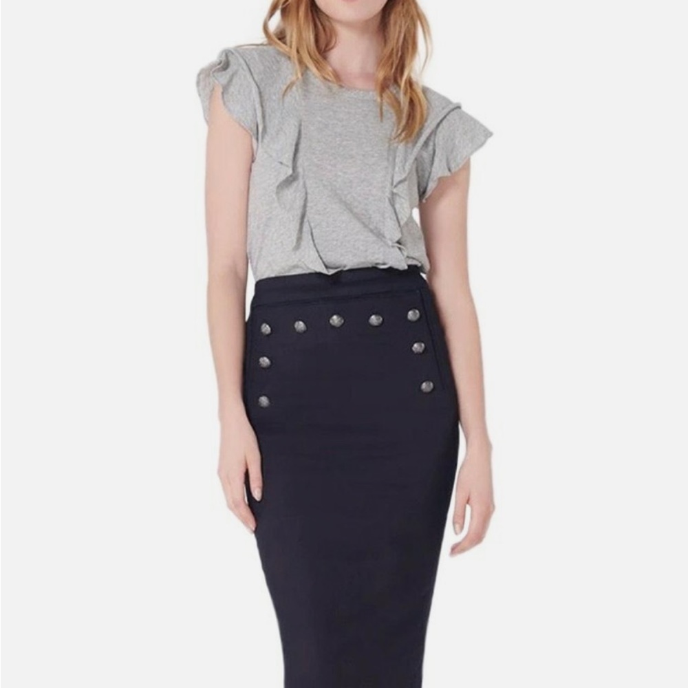 Veronica Beard Rowan Sailor Pencil Skirt, Size 2